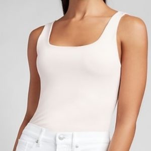 Express Square Neck Tank Top Thong Bodysuit